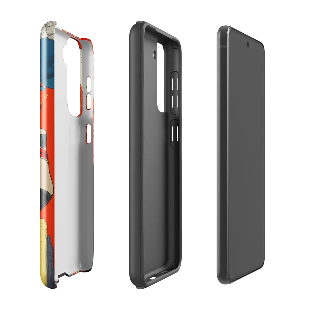 Eruption of Power | Phone Case |  S21 FE | Tough Case | Glossy