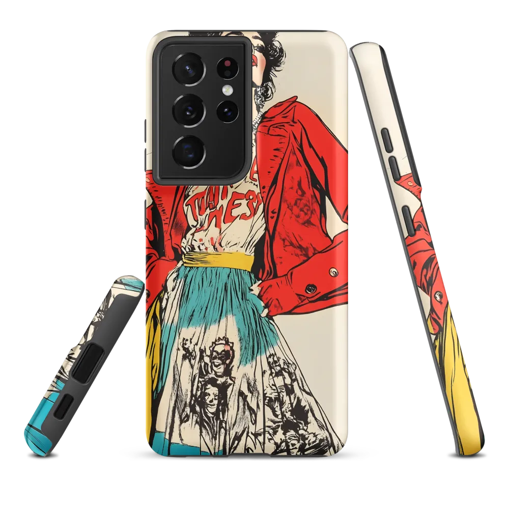 Vibrant Elegance: A Pop Art Fashion Statement
