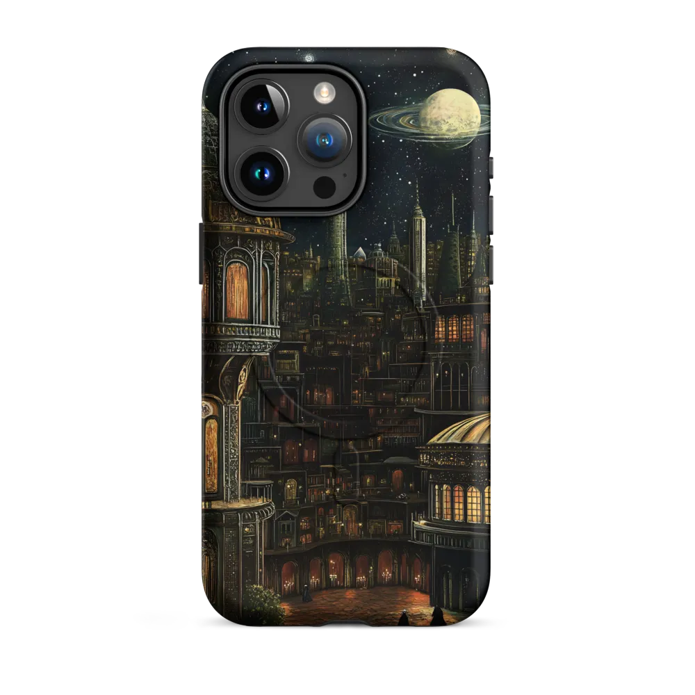 Celestial Enigma: A Surreal Cityscape