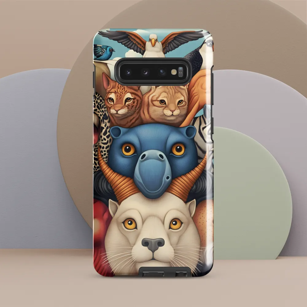 Harmonious Echoes of Wildlife | Phone Case |  S10 Plus | Tough Case | Glossy