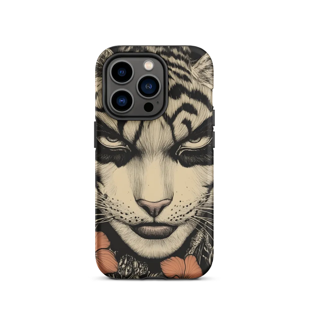 Feline Majesty: The Human-Leopard Connection | Phone Case |  14 Pro | Tough Case | Matte