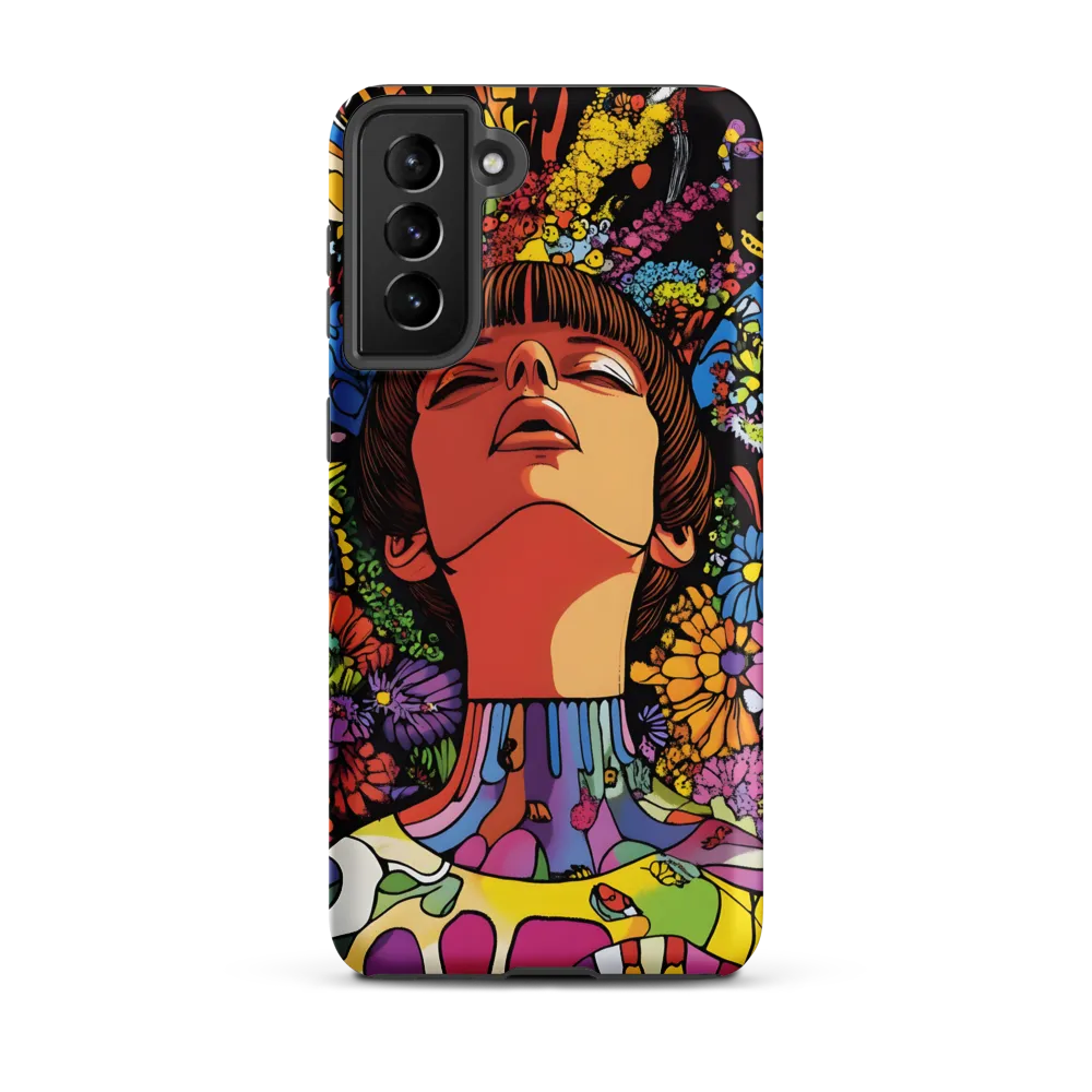 Vibrant Ecstasy: A Psychedelic Portrait