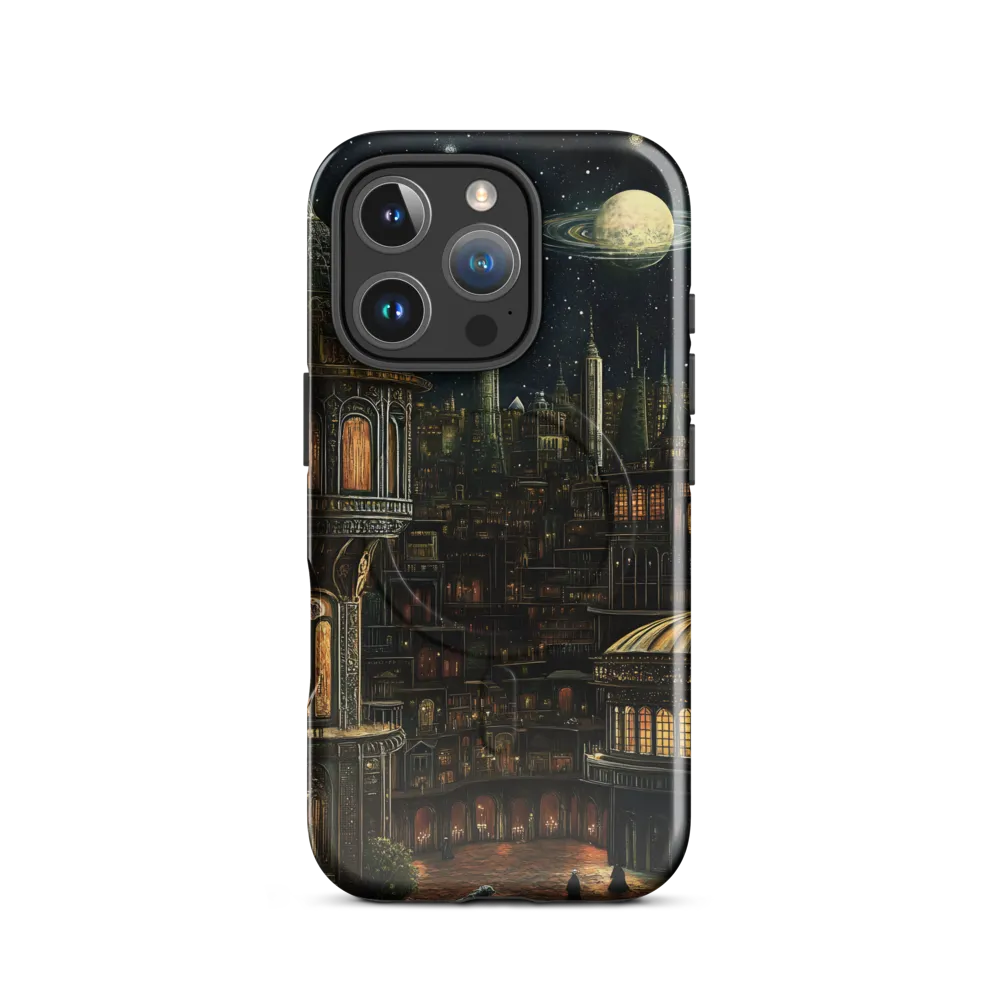 Celestial Enigma: A Surreal Cityscape