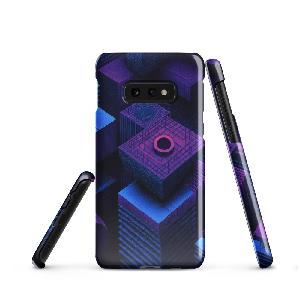 Geometric Dreams in Blue and Purple