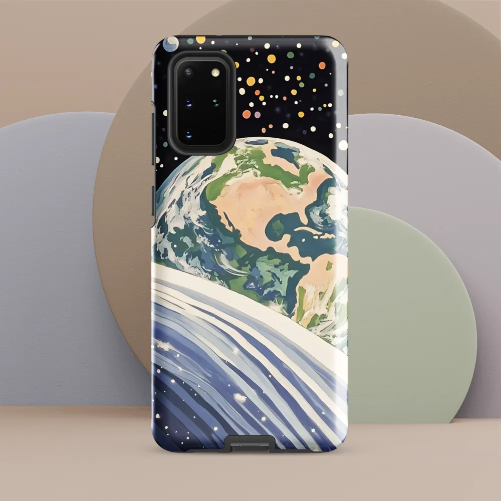 Celestial View: A Surreal Journey Through Space