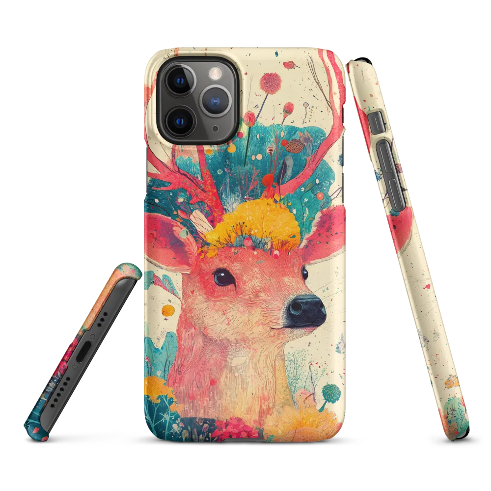 Whimsical Harmony: A Deer in Bloom