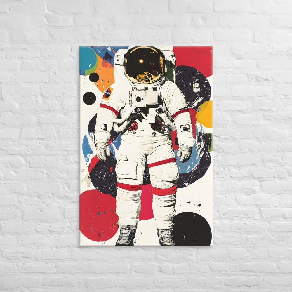 Cosmic Encounter: The Astronaut's Journey | Art Print