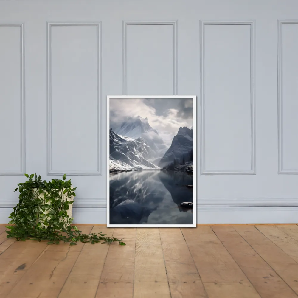 Echoes of Tranquility | Poster with White Frame | 24″×36″