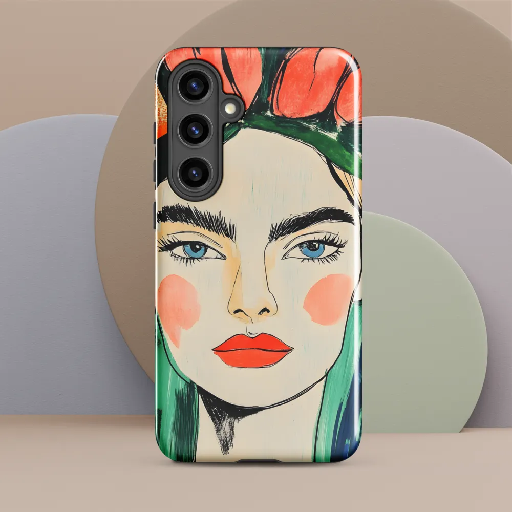 Radiant Bloom: A Serene Portrait