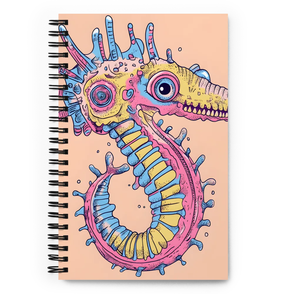 Whimsical Sea Dragon: An Intricate Fantasy | Spiral Notebook