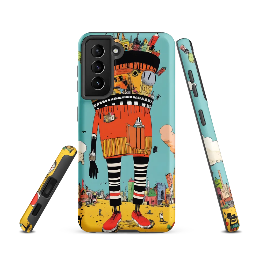 Urban Fantasia: A Whimsical Encounter | Phone Case |  S21 | Tough Case | Matte