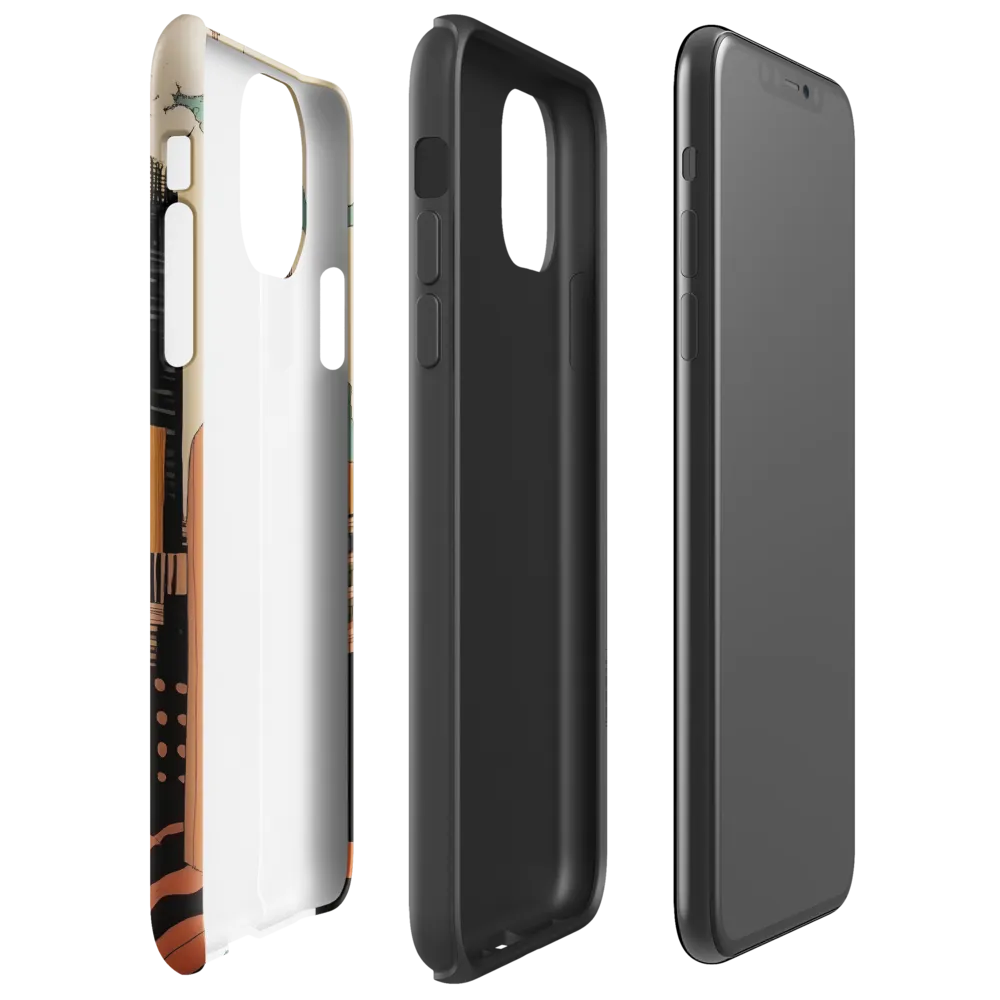 Urban Symphony in Ink | Phone Case |  11 Pro Max | Tough Case | Glossy