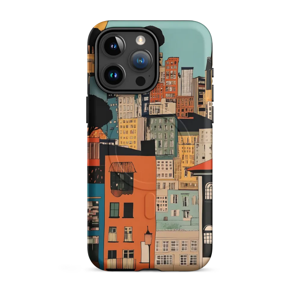 Urban Fusion: A Colorful Cityscape