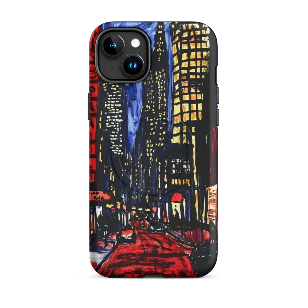 Urban Nightscape: A Journey Through Neon Lights