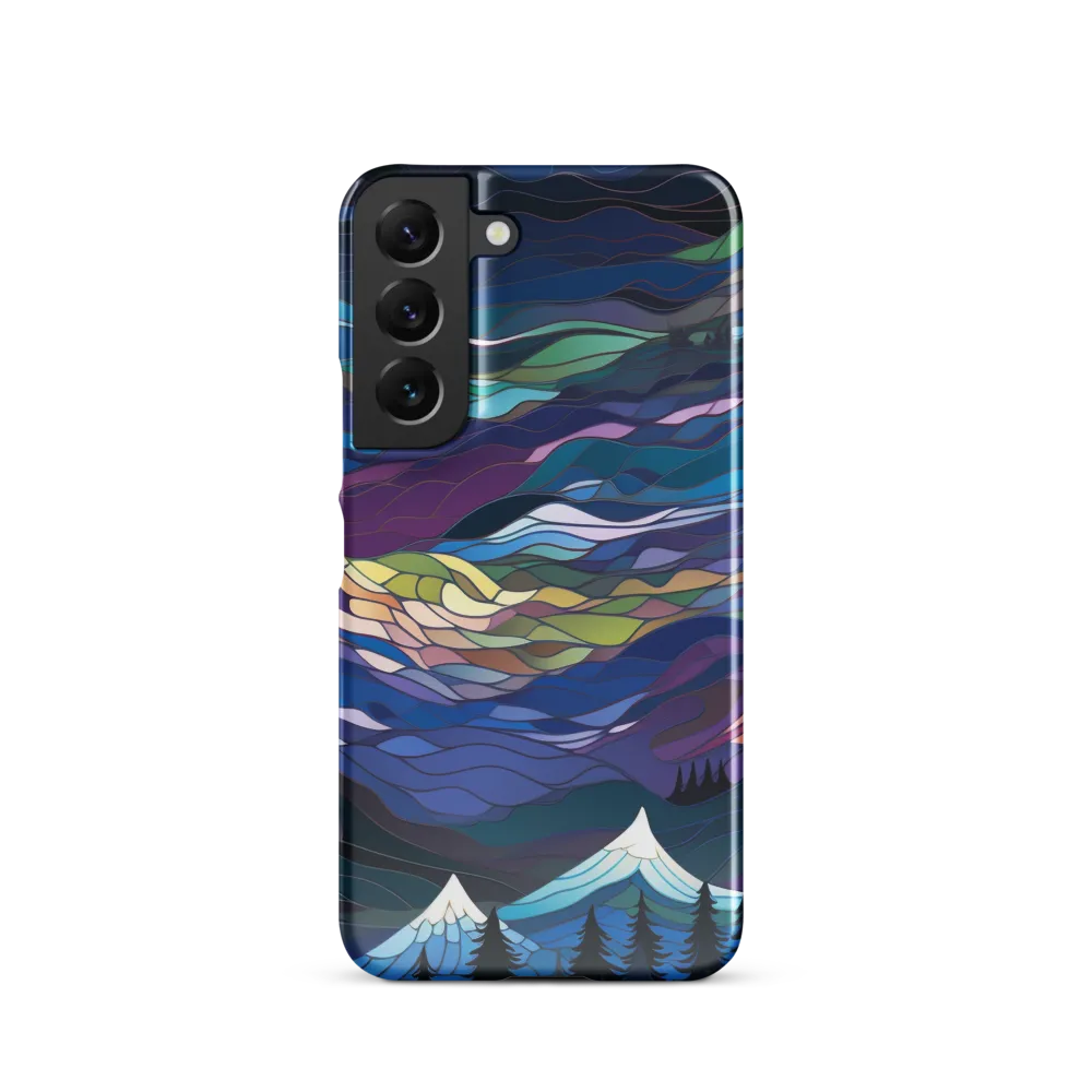 Twilight Peaks: An Abstract Mountain Landscape