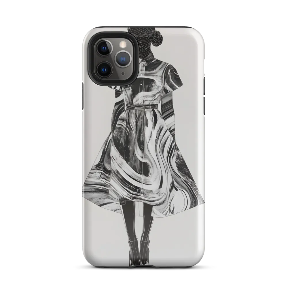 Whirls of Elegance: A Contemporary Fashion Design | Phone Case |  11 Pro Max | Tough Case | Glossy