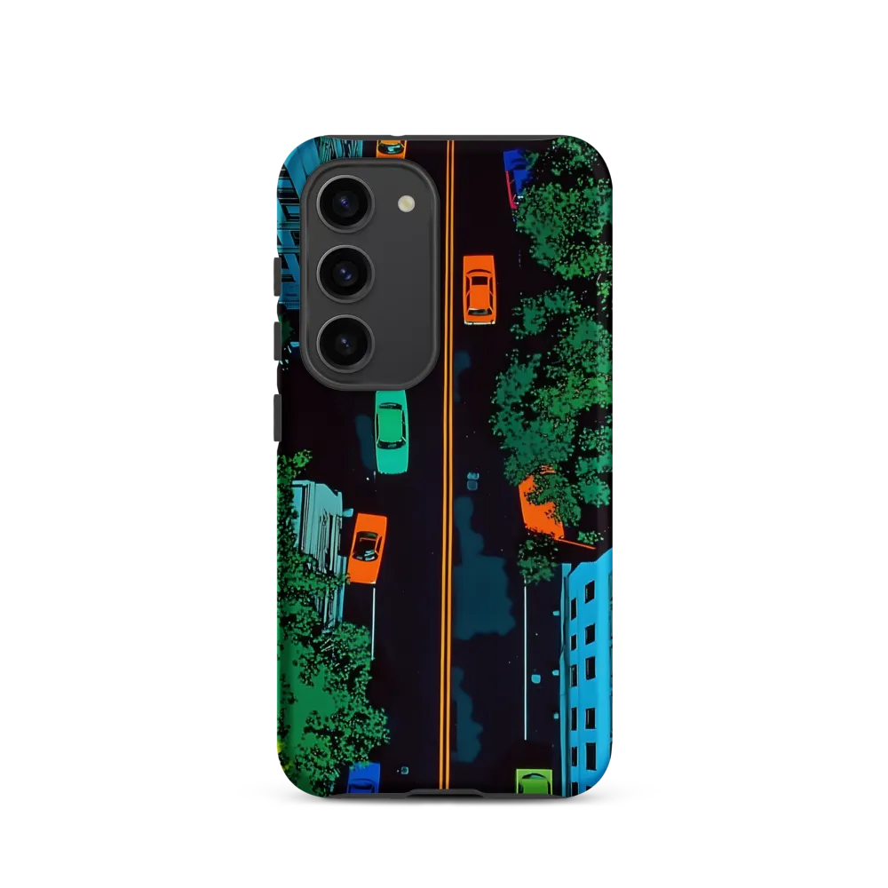 Urban Pulse: A Colorful Intersection