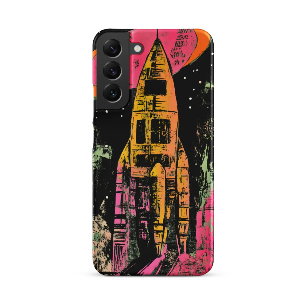 Cosmic Voyage: A Surreal Rocket Adventure