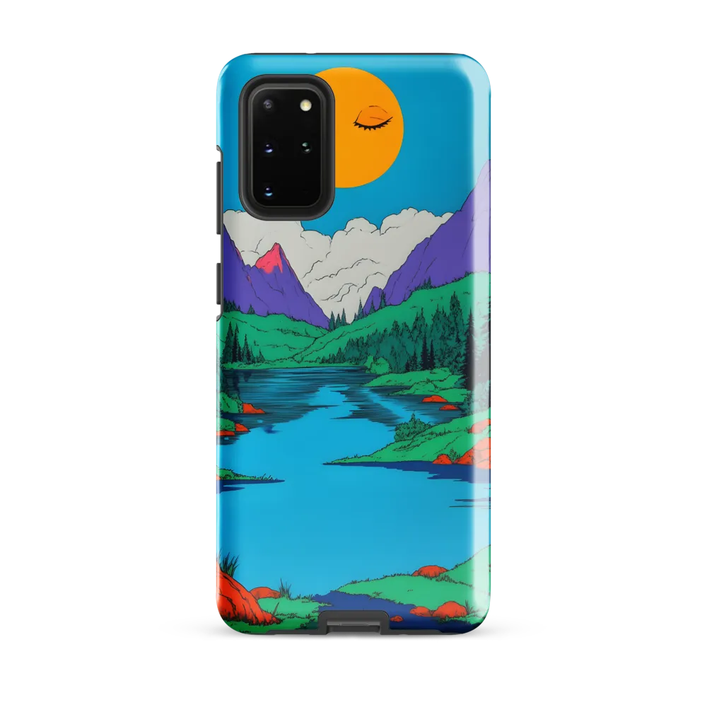 Whimsical Serenity in Vibrant Colors