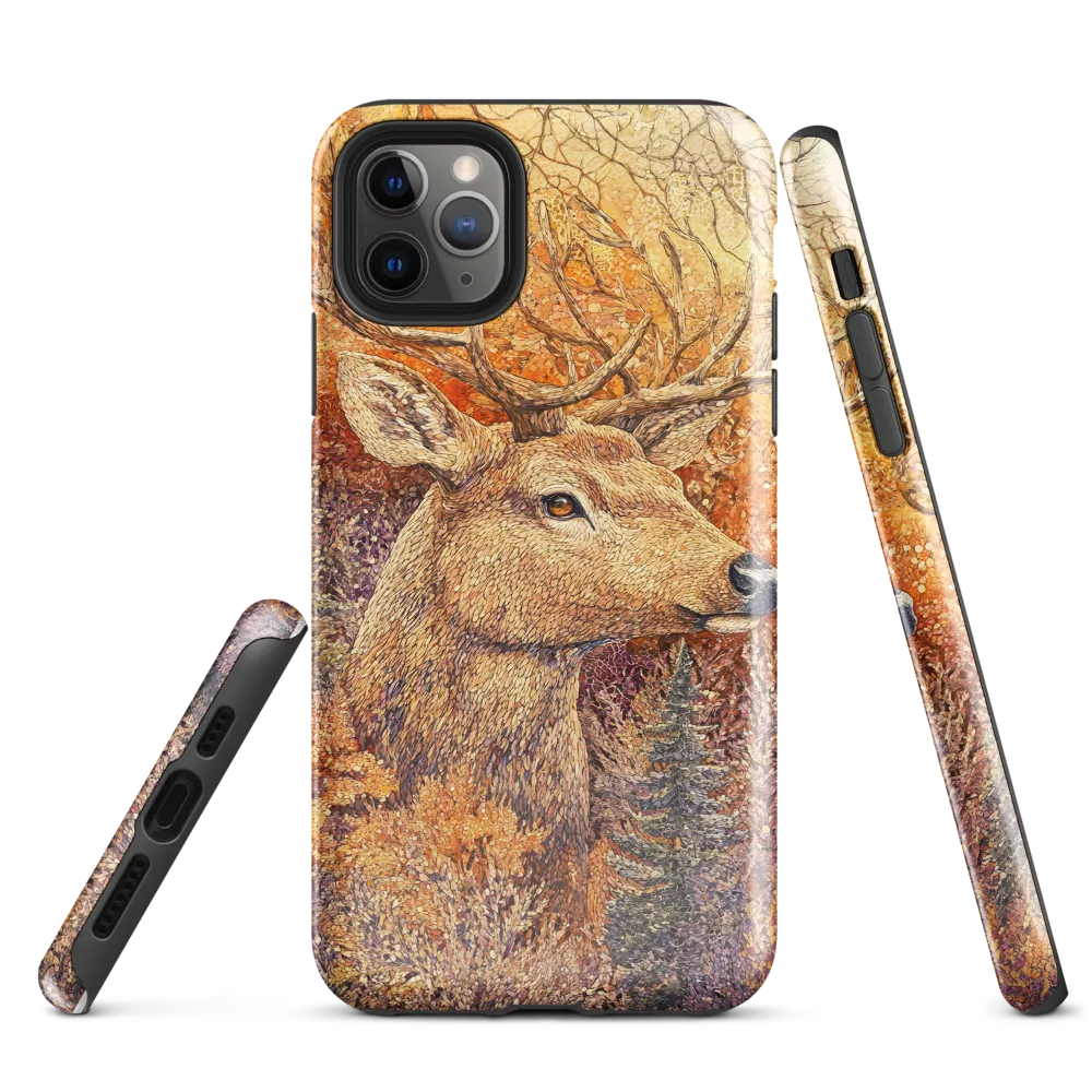 Majestic Serenity: The Autumn Deer | Phone Case |  11 Pro Max | Tough Case | Glossy