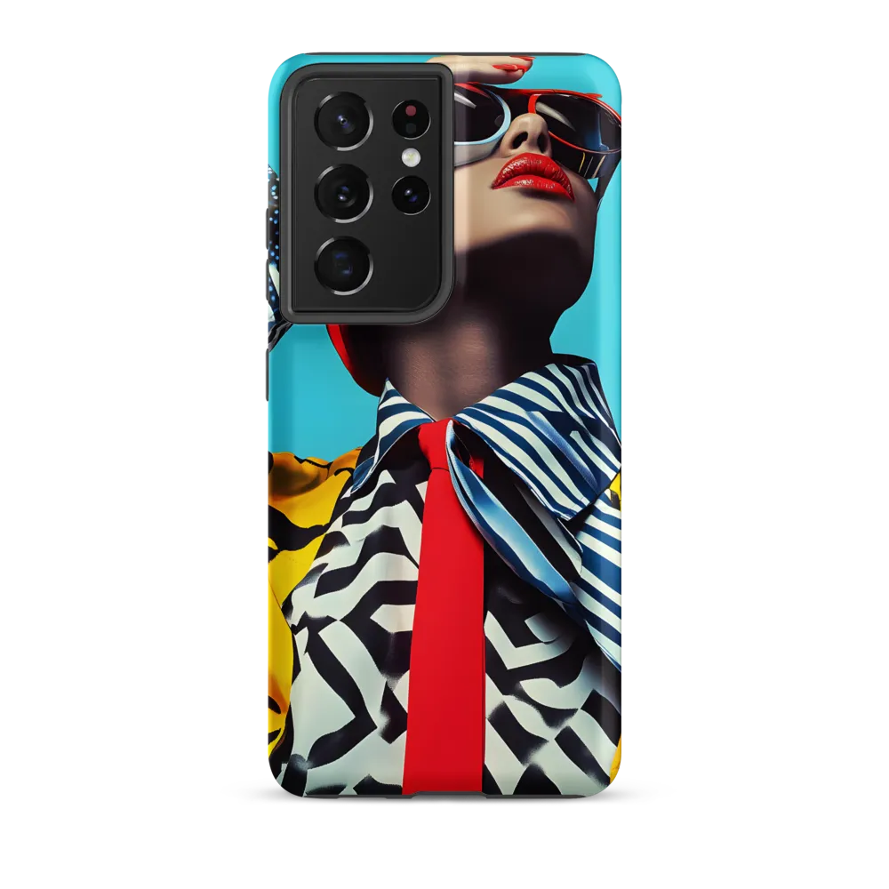 Chic Confidence in Bold Patterns