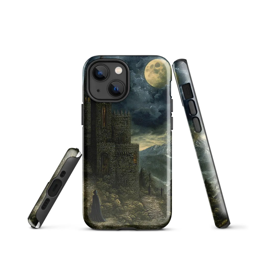Whispers of the Moonlit Castle | Phone Case |  13 mini | Tough Case | Glossy