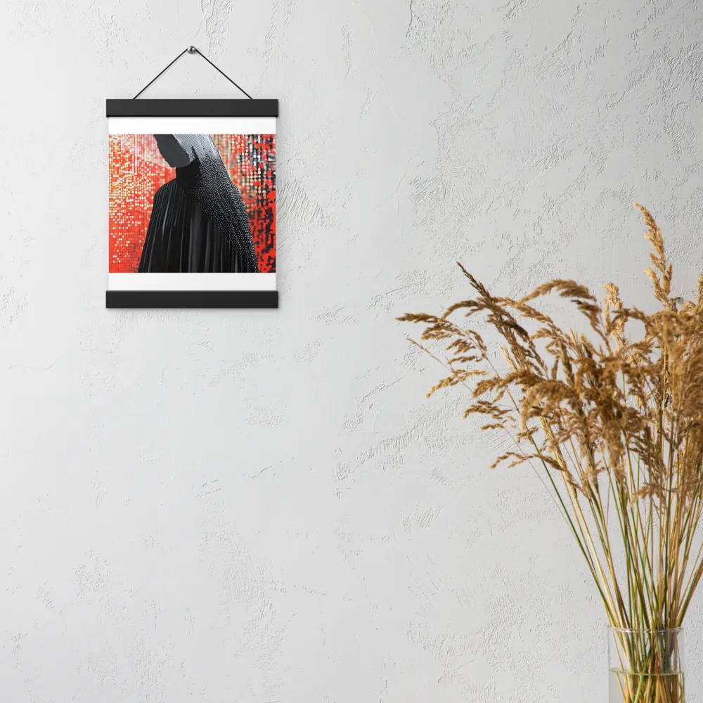 Veil of Modernity | Poster With Black Wood Hanger | 8″×10″