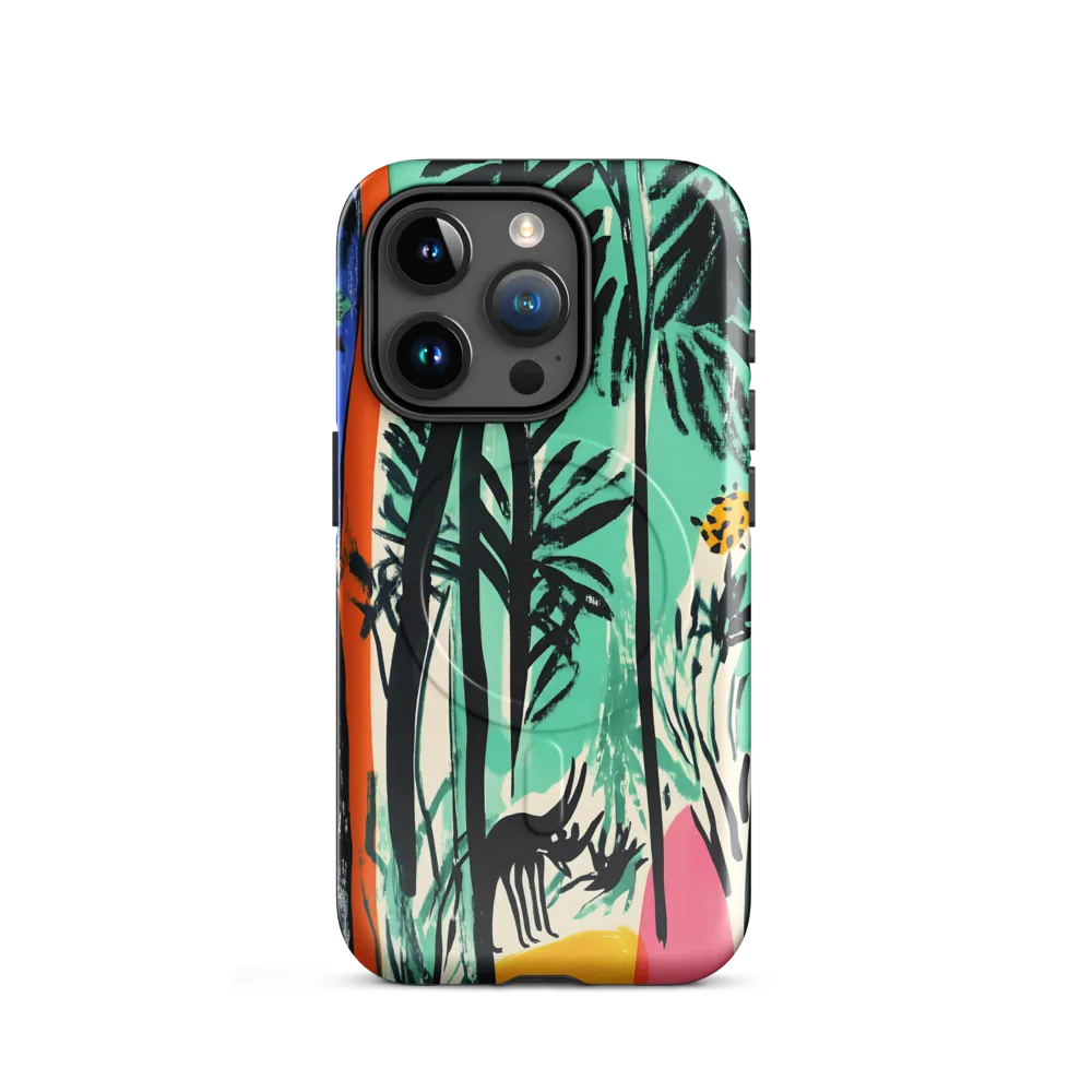 Whispers of the Jungle | Phone Case |  15 Pro | MagSafe® Tough Case | Glossy