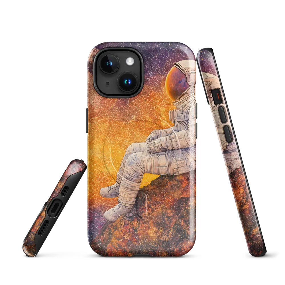Cosmic Contemplation | Phone Case |  15 | MagSafe® Tough Case | Glossy