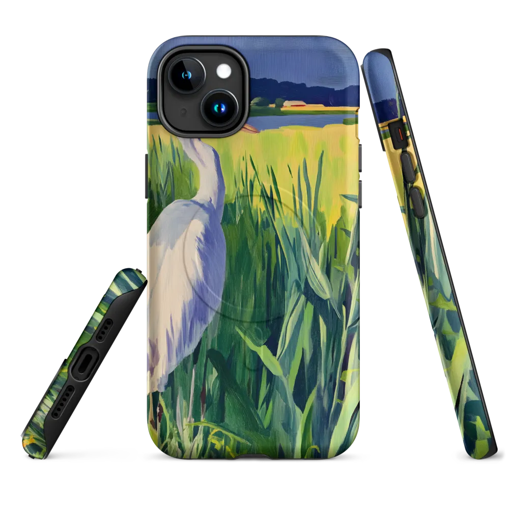Graceful Presence: The Heron in the Meadow