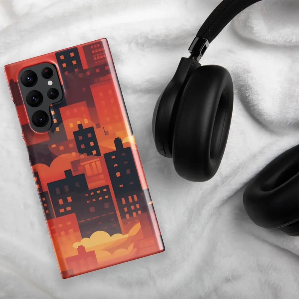 Radiance of the Urban Horizon | Phone Case |  S22 Ultra | Snap Case | Glossy