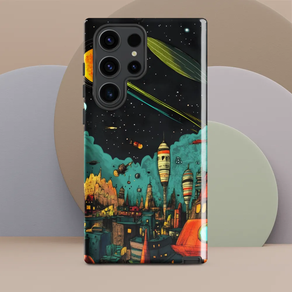 Galactic Cityscape: A Journey Through Imagination