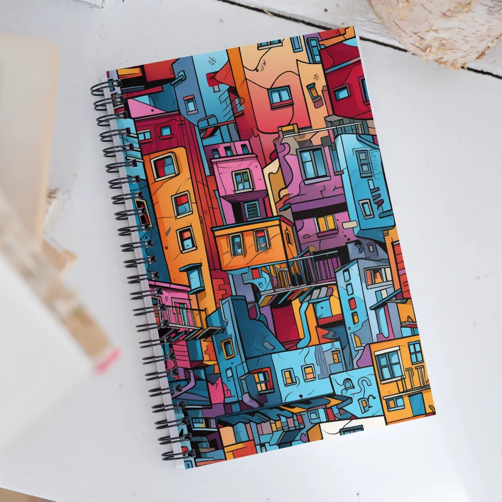 Urban Kaleidoscope | Spiral Notebook