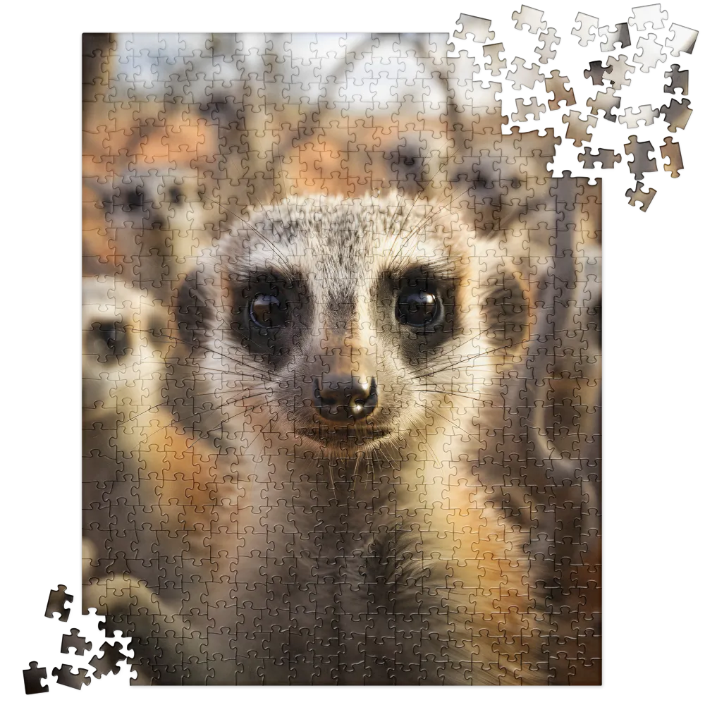 Curious Meerkats in Community | Jigsaw Puzzle | 520 pieces