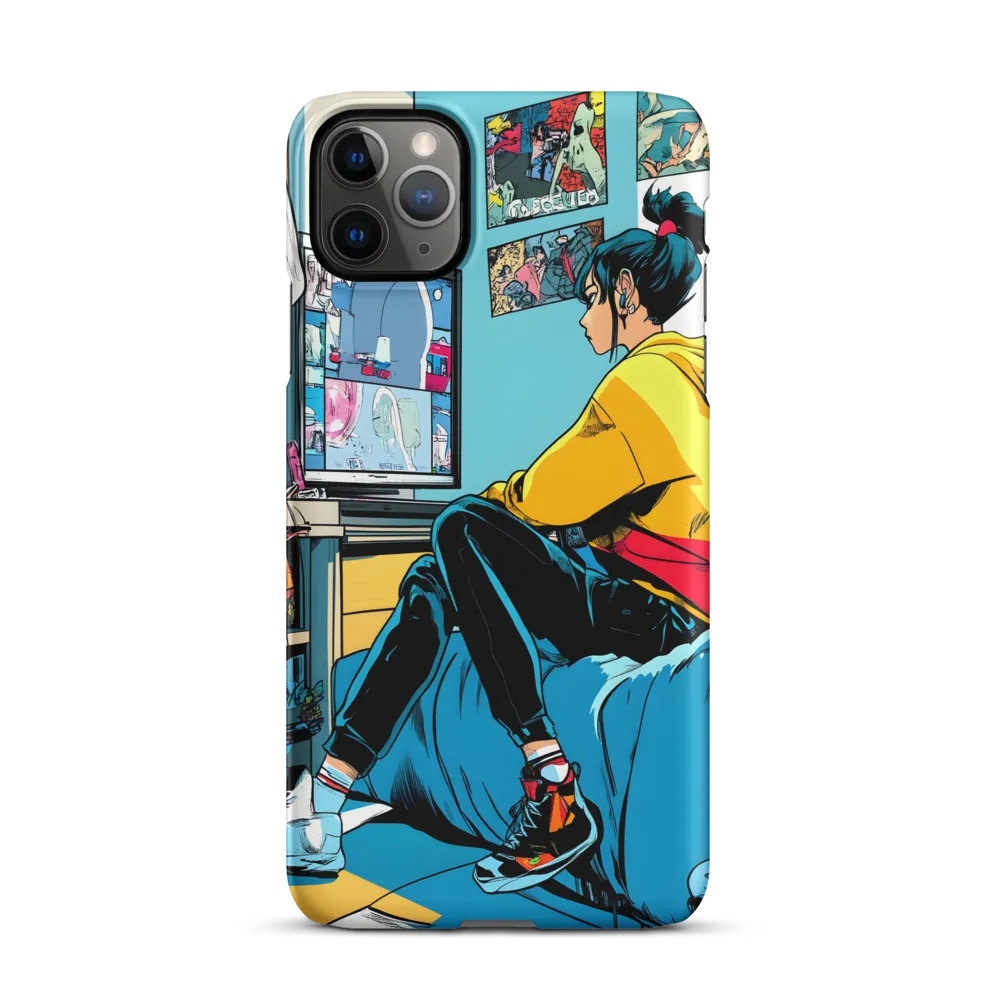 Contemplation in a Digital Space | Phone Case |  11 Pro Max | Snap Case | Matte