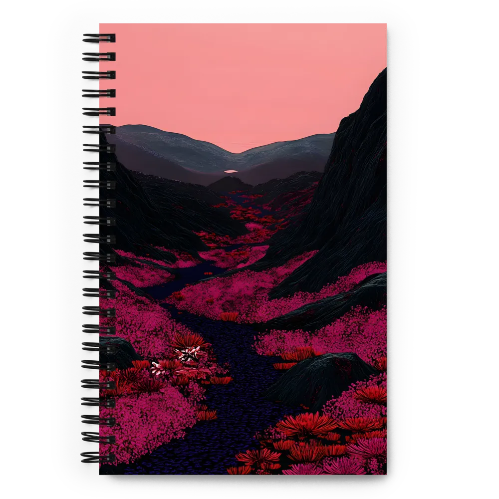 Whispers of the Blooming Valley | Spiral Notebook