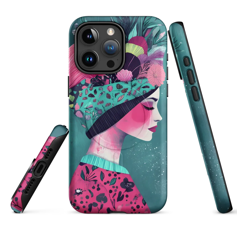 Whimsical Floral Portrait