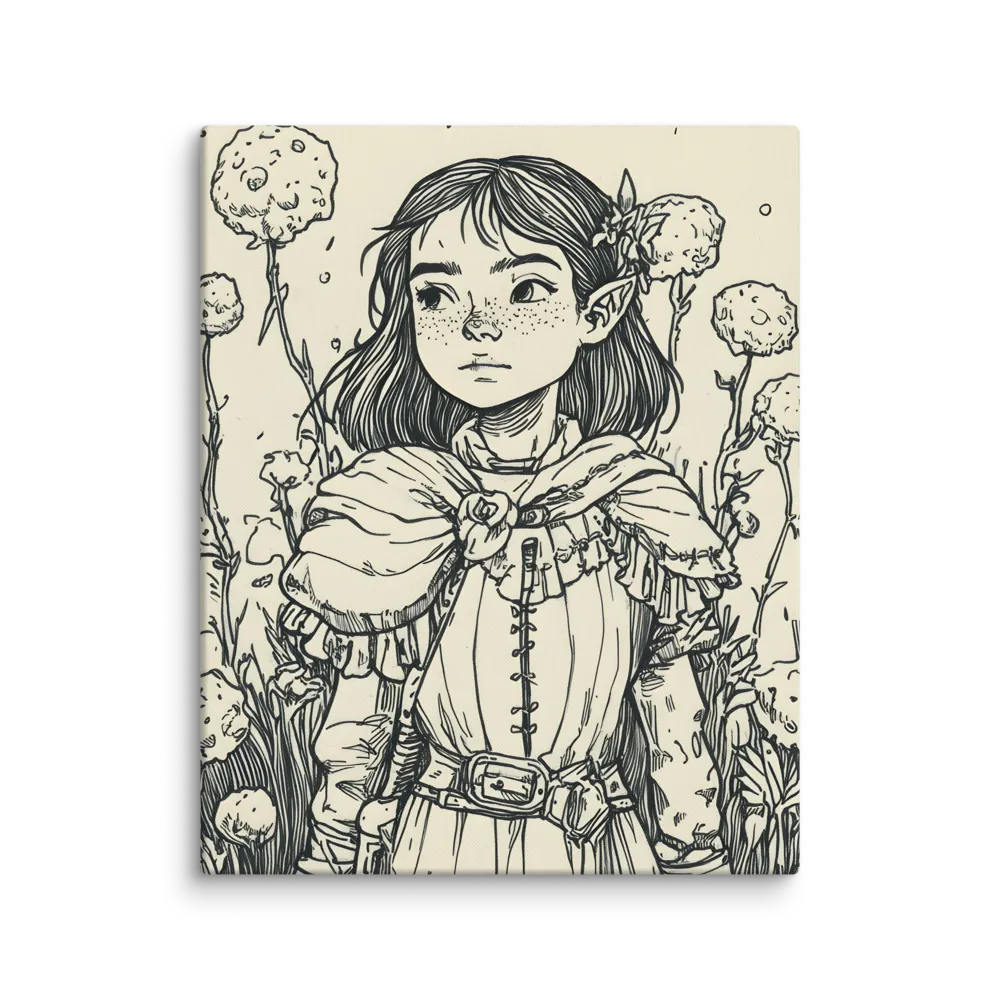 A Young Guardian of Nature | Canvas | 24″×30″