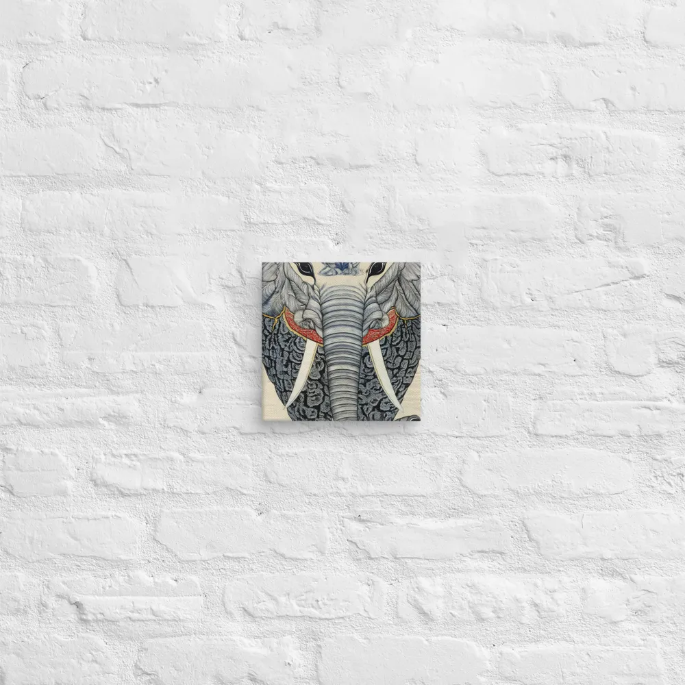 Majesty of the Elephant | Canvas | 8″×8″