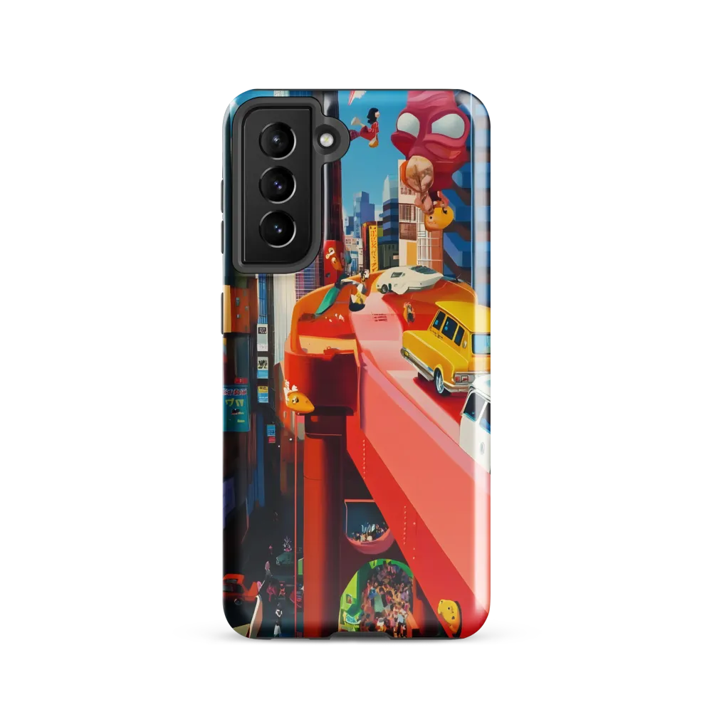Urban Whimsy: A Colorful Cityscape