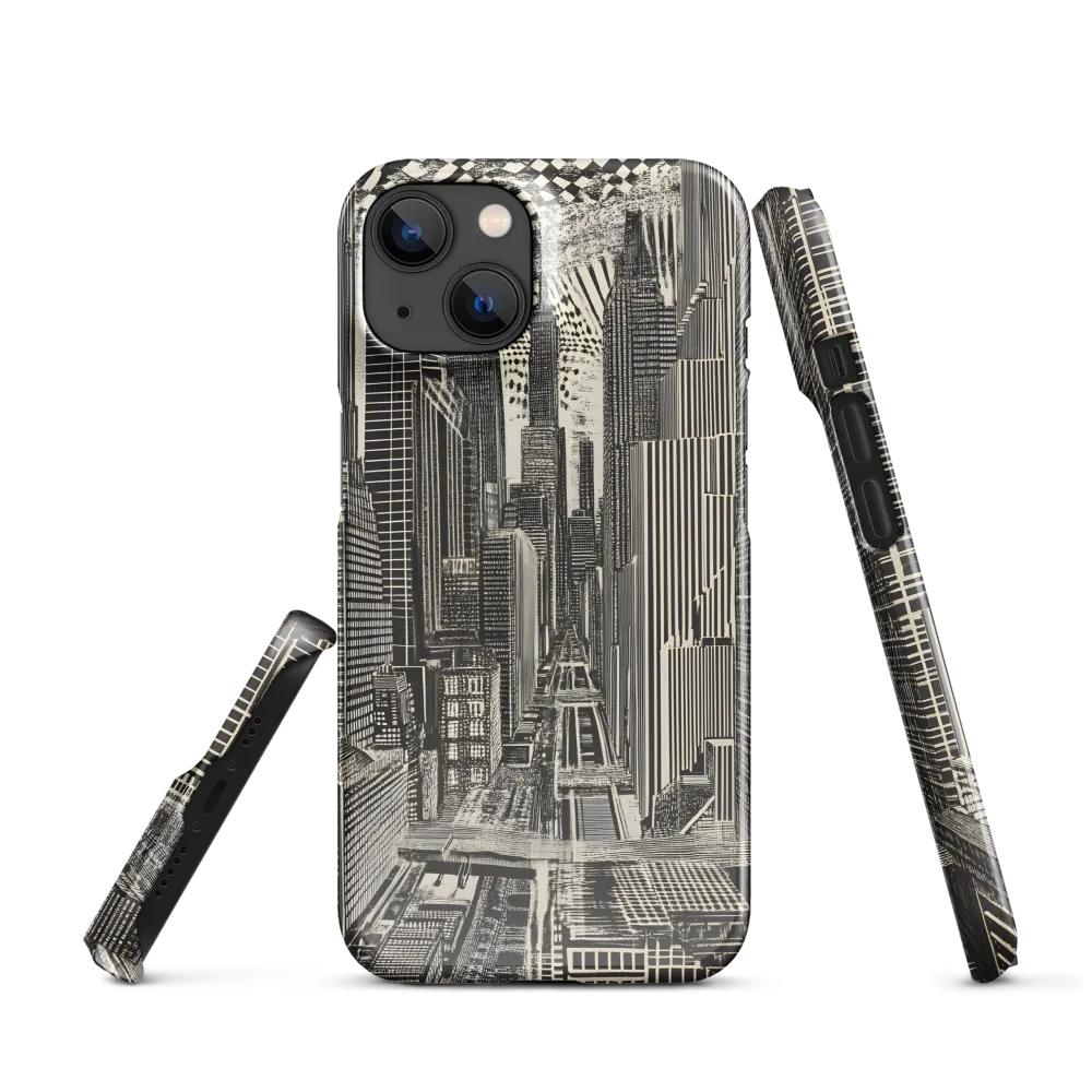 Urban Dreams: A Surreal Cityscape | Phone Case |  14 | Snap Case | Glossy