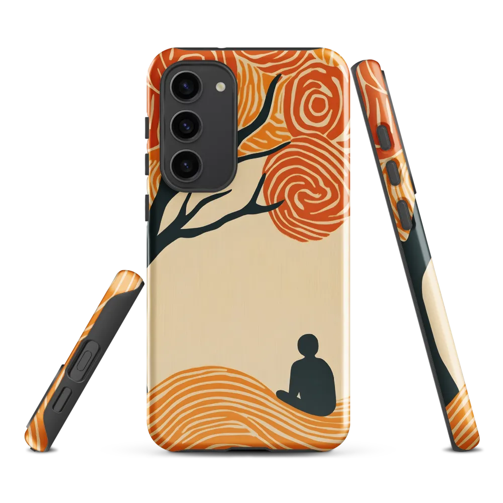 Silent Reflections under Swirling Leaves