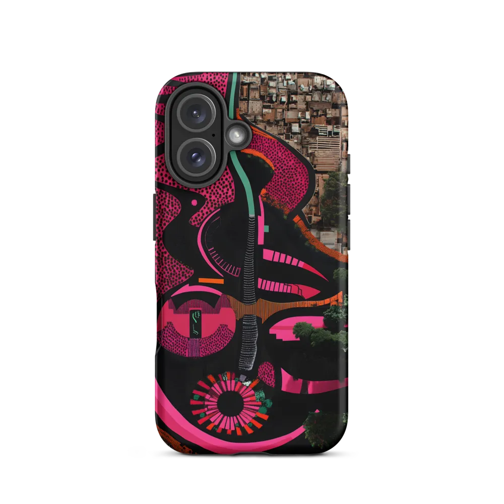 Urban Symphony in Pink | Phone Case |  16 | Tough Case | Matte