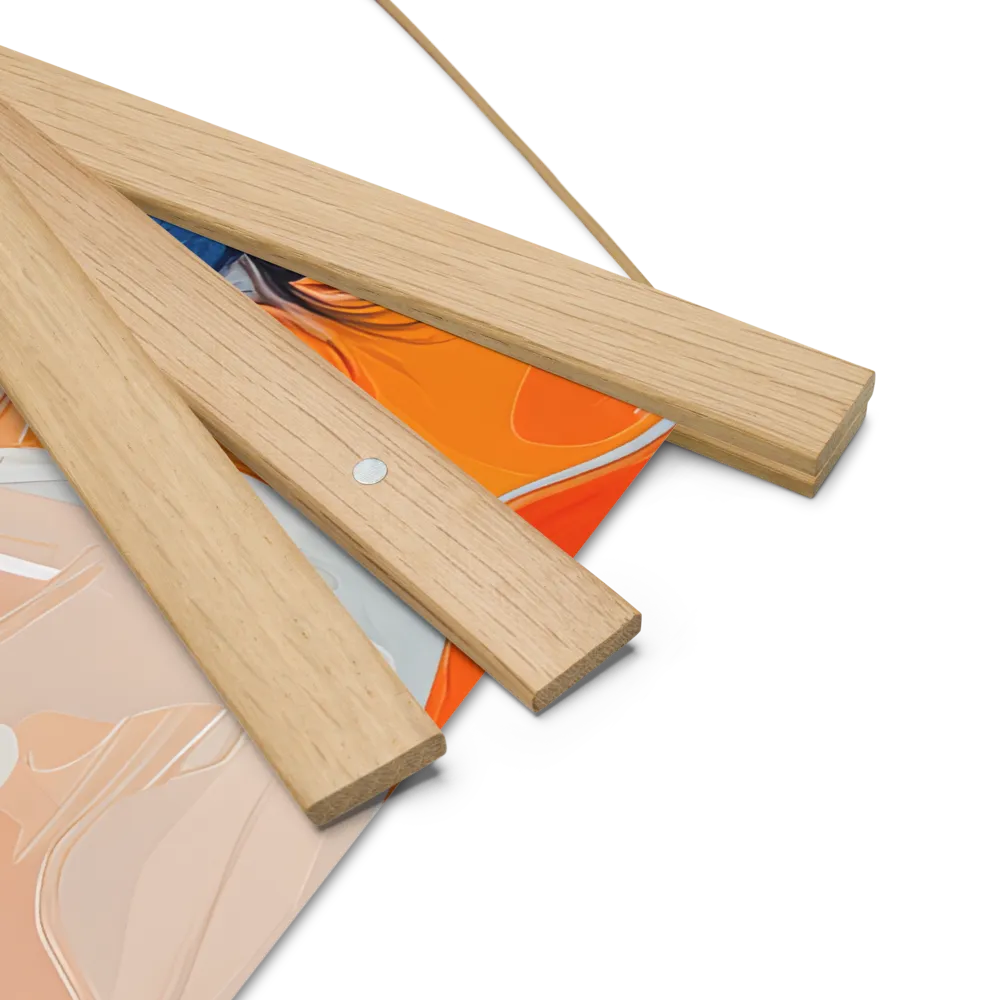 Ethereal Expressions | Poster With Oak Wood Hanger | 18″×18″
