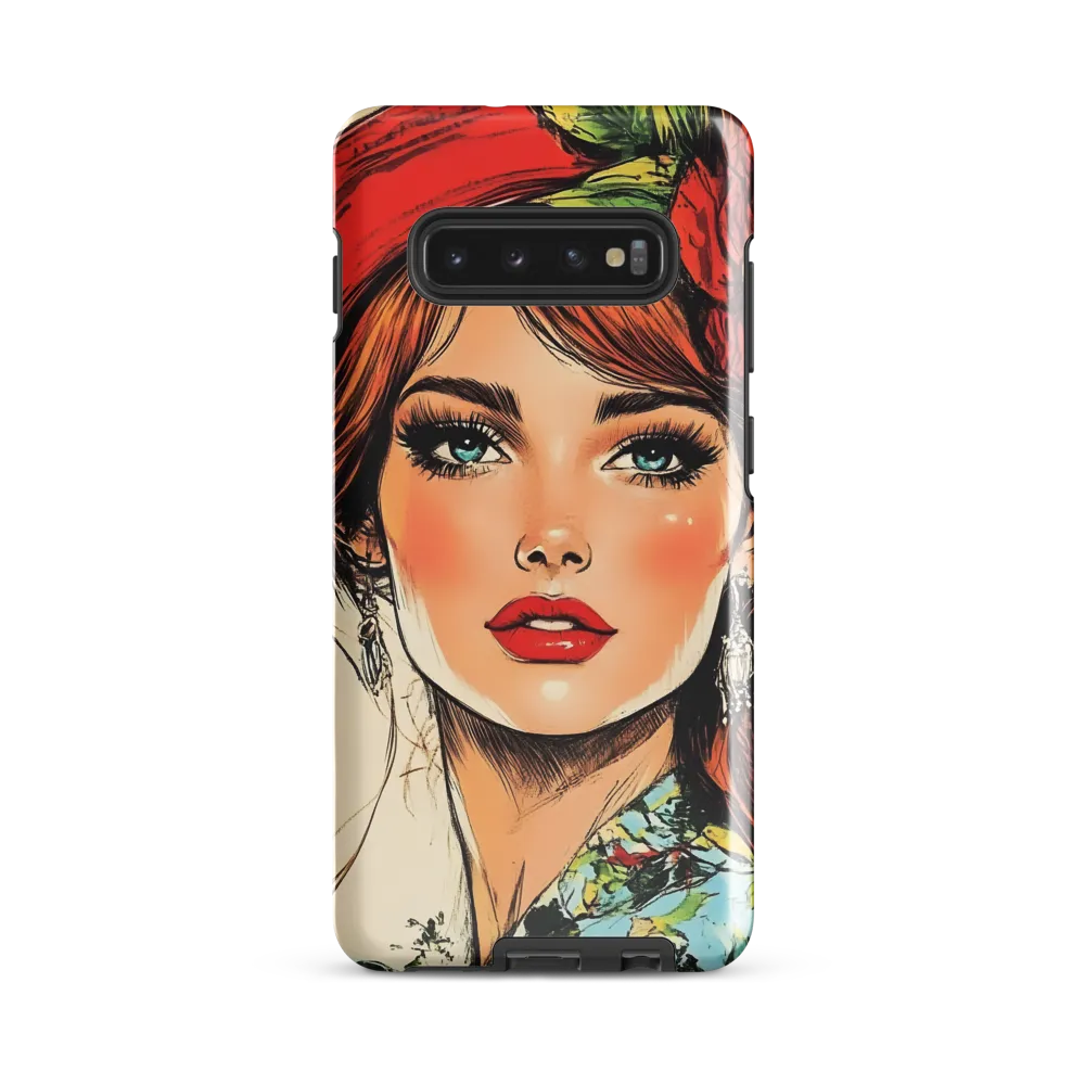 Radiant Elegance: A Portrait of Timeless Beauty | Phone Case |  S10 Plus | Tough Case | Glossy