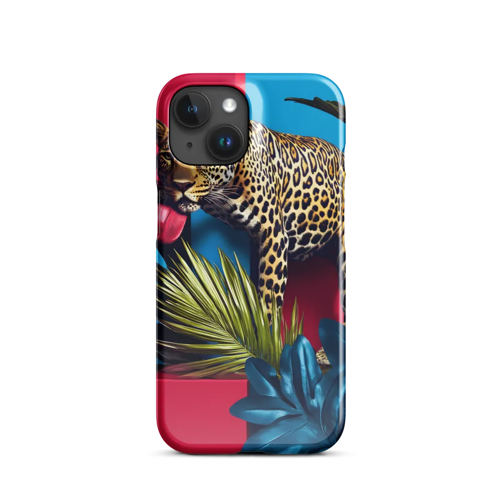 Playful Leopard in Vibrant Paradise