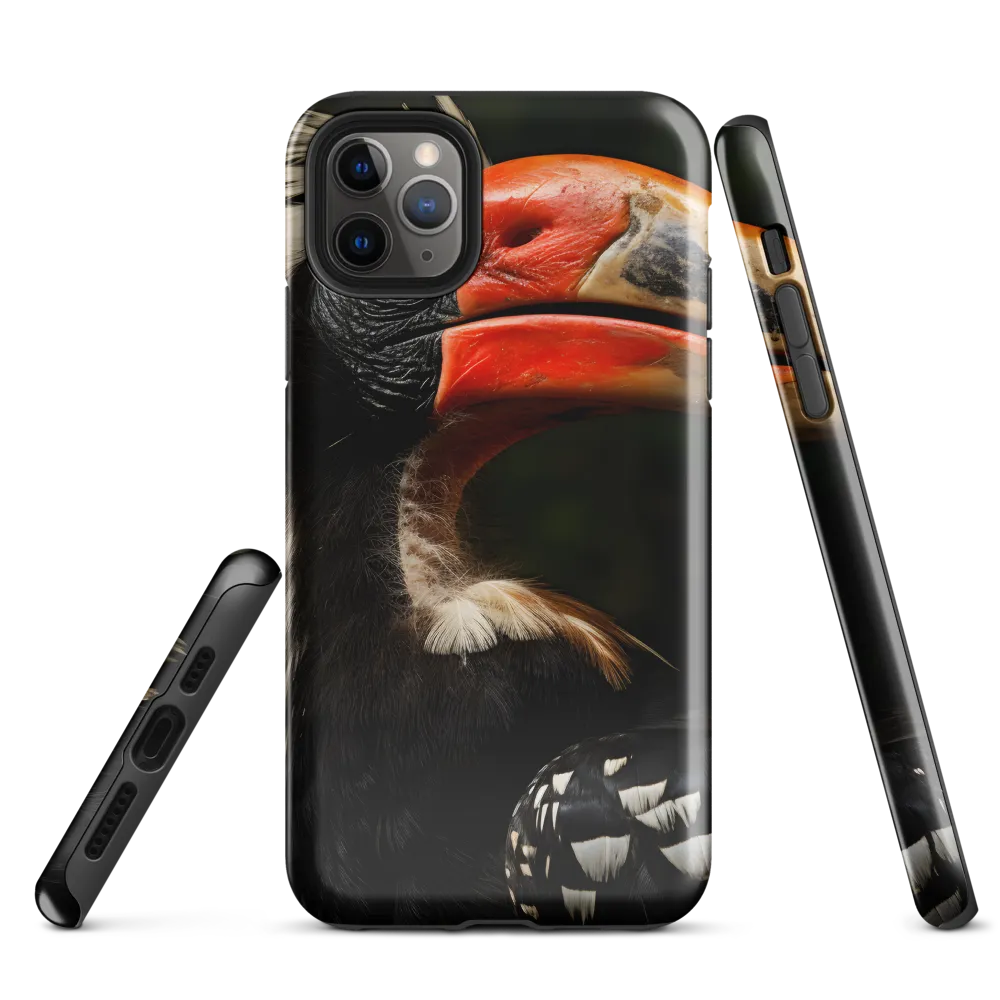 Majesty of the Hornbill | Phone Case |  11 Pro Max | Tough Case | Glossy