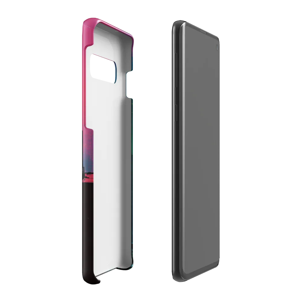 Neon Horizon | Phone Case |  S10 Plus | Snap Case | Glossy