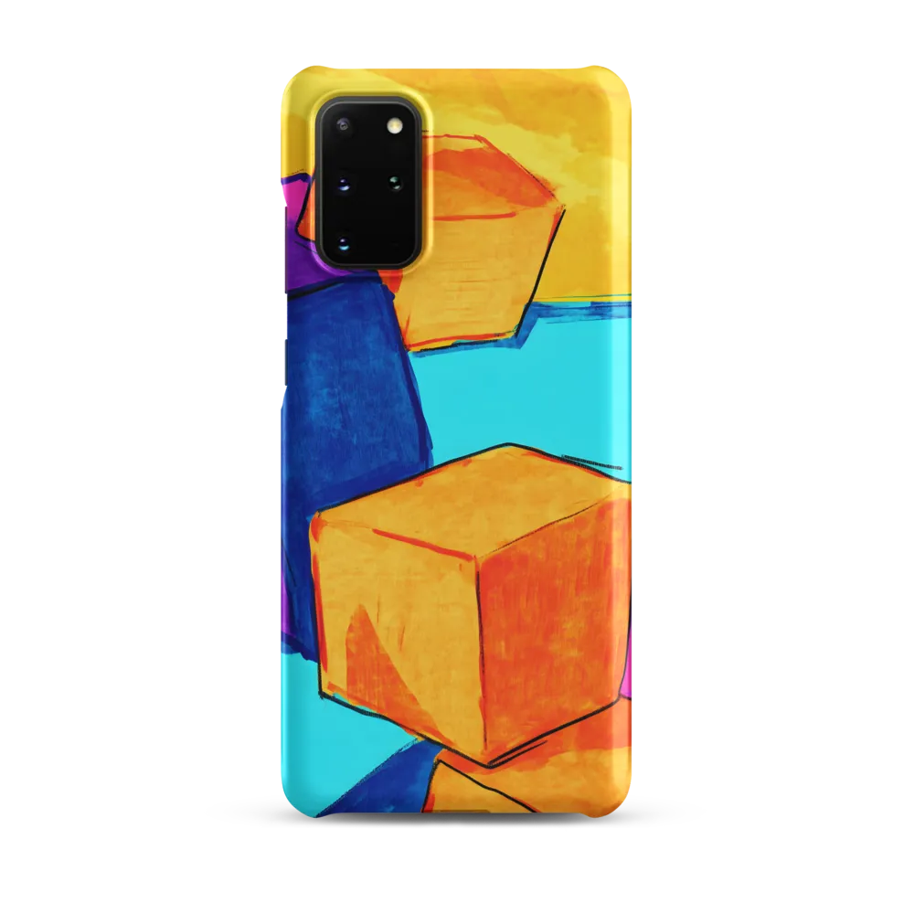 Playful Cubes in Vibrant Harmony