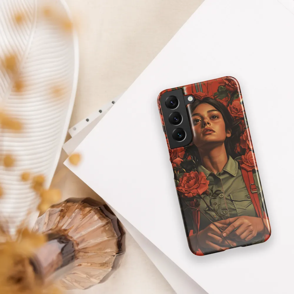 Harmony and Strength: A Portrait Among Roses